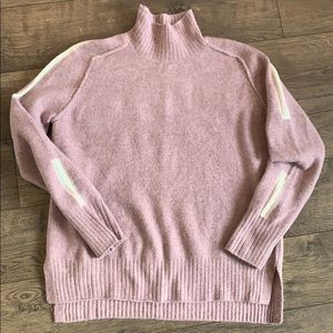 Lavender mock neck sweater